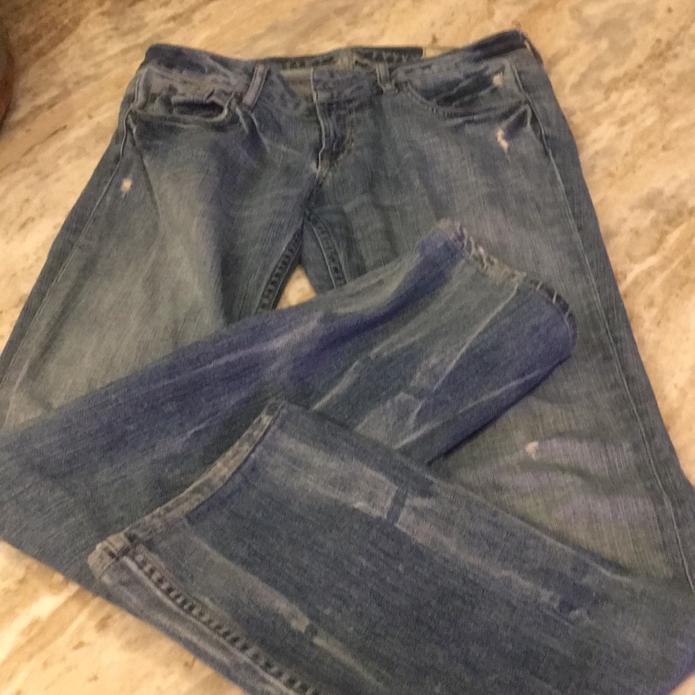 All Saints Spitalfields Jeans. Slightly distressed